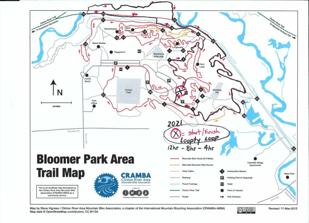 Bloomer mountain bike trail hotsell